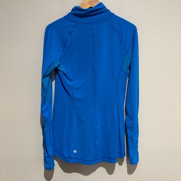 Lululemon Run: Speedy Turtleneck Beaming Blue SZ 8 - Picture 9 of 14